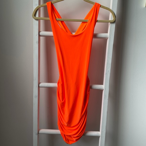 Fashion Nova Dresses & Skirts - Neon orange bodycon dress